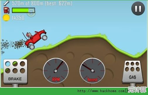 如何用两个按键征服全地形？登山赛车安卓版》用金币解锁答案！