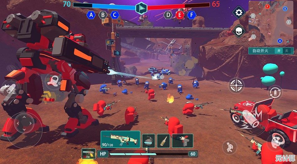 厌倦了普通战斗？疯狂战斗猎人》机甲对抗爽快走位，你敢挑战吗？