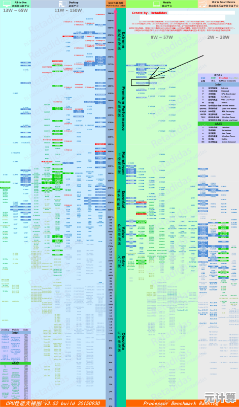 低压CPU天梯全解析：为笔记本选择最佳高性能低耗能芯片方案