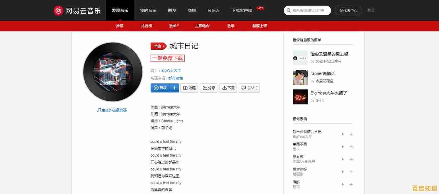 海量正版歌曲一键下载，打造您的专属高品质音乐库